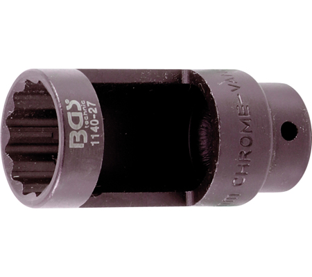 Lambda-szonda kulcs | 12,5 mm (1/2") | 27 mm tizenkétszögletű, 28 mm-es ablak