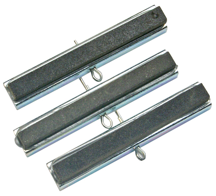 Tartalék szorítópofák honolószerszámhoz BGS 1156 | 50 mm-es pofák | K 220 | 3 darabos - Image 2