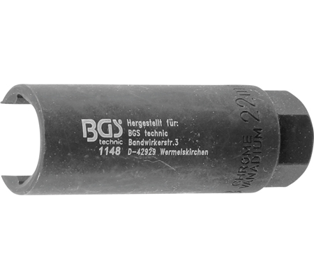Lambda-szonda kulcs | 10 mm (3/8") | 22 mm x 90 mm | 20 mm-es hasíték