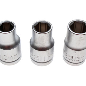 Dugókulcskészlet | 12,5 mm (1/2") | 10 / 11 / 13 mm | 3 darabos