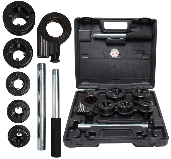 PROFI csőmenetmetsző készlet | 3/8" - 1.1/4" | 7 darabos