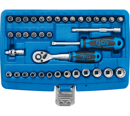 Dugókulcskészlet, Gear Lock | 6,3 mm (1/4") | 39 darabos - Image 2