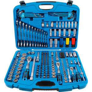 Dugókulcskészlet "Gear Lock" | 6,3 mm (1/4")/10 mm (3/8")/12,5 mm (1/2") | 218 darabos