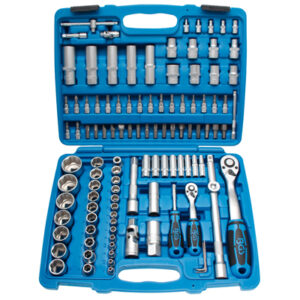 Dugókulcskészlet | 6,3 mm (1/4")/12,5 mm (1/2") | 108 darabos