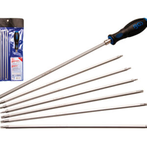 Csavarhúzó készlet cserélhető pengékkel | T-profil (Torx)/TS-profil (Torx Plus) | 8 darabos