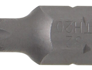 Behajtófej | Külső hatszögletű 6,3 mm (1/4") | T-profil (Torx) T20 furattal