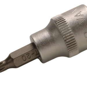 Behajtófej | 10 mm (3/8") | T-profil (Torx) T20 furattal