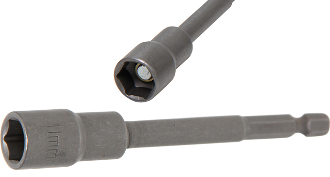 Dugókulcs, hatszögletű, extra hosszú | Fúrógép | Külső hatszögletű 6,3 mm (1/4") | 11 mm - Image 2