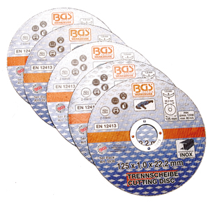 Vágókorongok rozsdamentes acélhoz | Ø 125 x 1,0 x 22,2 mm | 5 darabos - Image 2
