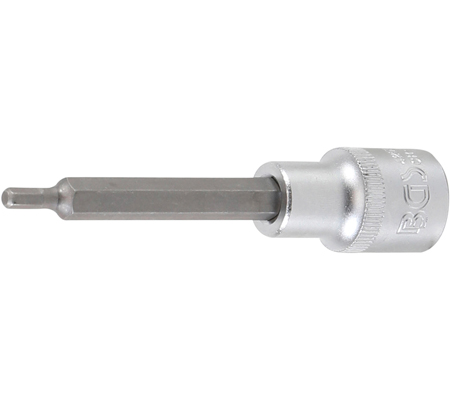 Behajtófej | Hossz 100 mm | 12,5 mm (1/2") | Belső hatszögletű 4 mm