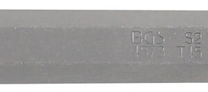 Behajtófej | Hossz 75 mm | Külső hatszögletű 10 mm (3/8") | T-profil (Torx) T45