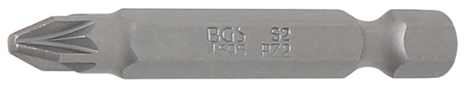 Behajtófej | Hossz 50 mm | Külső hatszögletű 6,3 mm (1/4") | Csillag PZ2 - Image 2