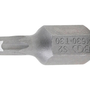 Behajtófej | Külső hatszögletű 10 mm (3/8") | T-profil (Torx) T30 furattal