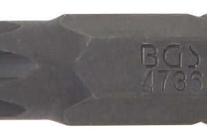 Behajtófej | Külső hatszögletű 6,3 mm (1/4") | T-profil (Torx) T35 furattal