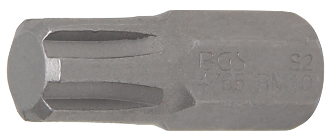 Behajtófej | Külső hatszögletű 10 mm (3/8") | Ékprofil (RIBE) M10 - Image 2