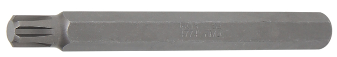 Behajtófej | Hossz 100 mm | Külső hatszögletű 10 mm (3/8") | Ékprofil (RIBE) M9 - Image 2