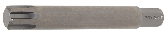 Behajtófej | Hossz 100 mm | Külső hatszögletű 10 mm (3/8") | Ékprofil (RIBE) M14