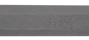 Behajtófej | Hossz 75 mm | Külső hatszögletű 10 mm (3/8") | Belső hatszögletű 4 mm