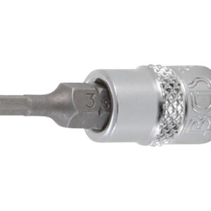 Behajtófej | 1/4" | imbusz, furattal 3 mm