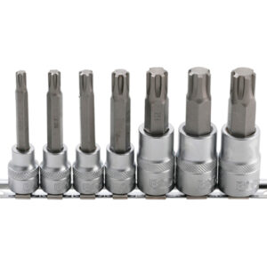 Behajtófej-készlet | 10 mm (3/8")/12,5 mm (1/2") | Ékprofil (RIBE) M6 - M14