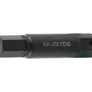 Behajtófej | Hossz 100 mm | Külső hatszögletű 22 mm | Belső hatszögletű 19 mm