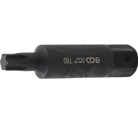 Behajtófej | Hossz 100 mm | Külső hatszögletű 22 mm | T-profil (Torx) T60 - Image 2