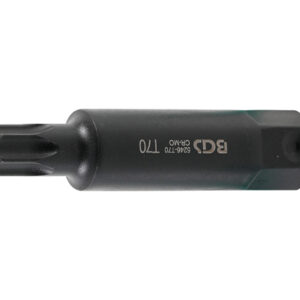 Behajtófej | Hossz 100 mm | Külső hatszögletű 22 mm | T-profil (Torx) T70