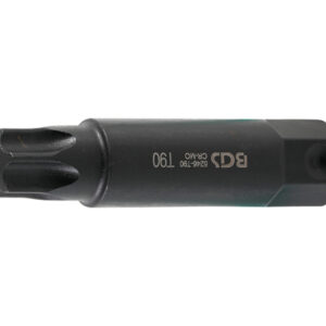 Behajtófej | Hossz 100 mm | Külső hatszögletű 22 mm | T-profil (Torx) T90