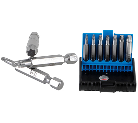 Csavarkiszedő készlet | hibás T-profilhoz (Torx) T10 - T40 | 7 darabos - Image 2