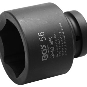 Levegős dugókulcs hatszögletű | 25 mm (1") | 56 mm
