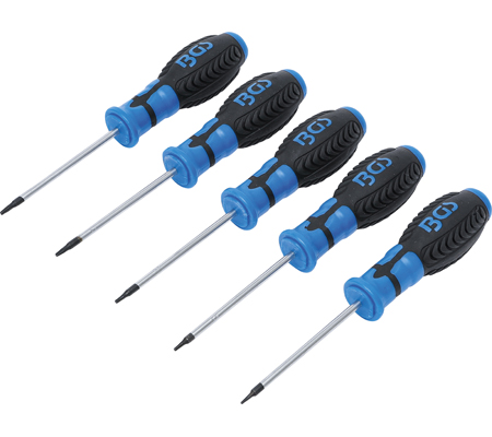 Csavarhúzó készlet | T-profil (Torx) | T6 - T10 | 7 darabos