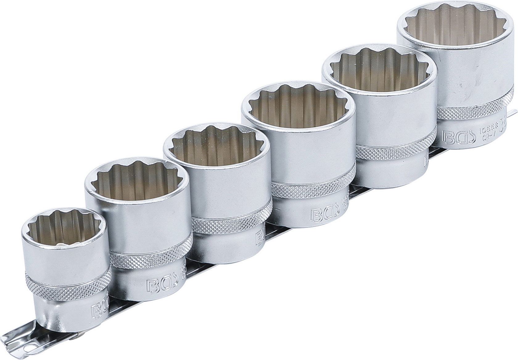 Dugókulcskészlet, tizenkétszögletű | 1/2" | 24 - 38 mm | 6 darabos - Image 2