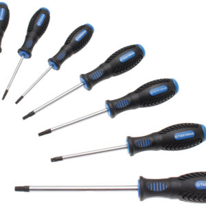 Csavarhúzó készlet | T-profil (Torx) furattal | T10 - T40 | 7 darabos