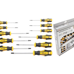 Csavarhúzó készlet | T-profil (Torx) furattal | 11 darabos