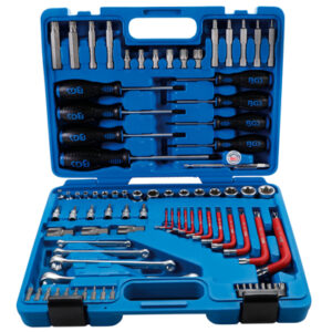 Szerszámkészlet | 6,3 mm (1/4") + 12,5 mm (1/2") | E-profil/T-profil (Torx) | 84 darabos