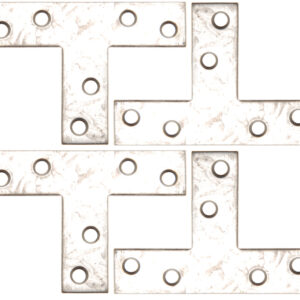 T-derékszög | 70 x 50 x 16 mm | 4 darabos