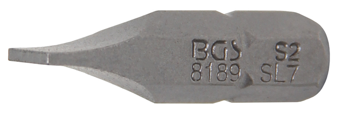 Behajtófej | Külső hatszögletű 6,3 mm (1/4") | Lapos 7 mm