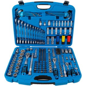 Dugókulcskészlet | 6,3 mm (1/4")/10 mm (3/8")/12,5 mm (1/2") | 218 darabos