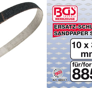 Csiszolószalag | 10 mm x 330 mm | 12 db a BGS 8853-hez