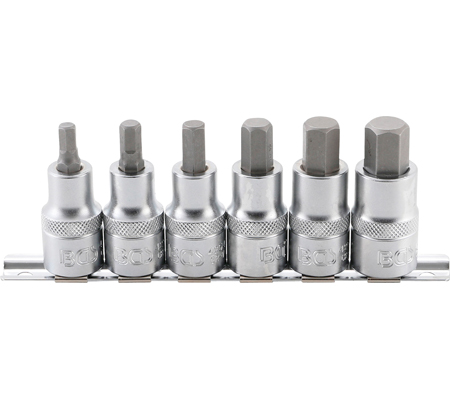 Behajtófej-készlet | 12,5 mm (1/2") | Belső hatszögletű 6 - 14 mm | 6 darabos - Image 2