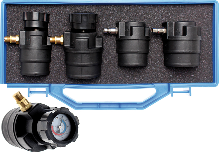 Turbófeltöltő diagnosztikai táska nyomásmérőkkel | 55 - 60 - 65 - 70 mm