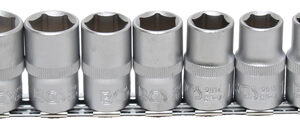 Dugókulcskészlet, hatszögletű | 12,5 mm (1/2") | 10 - 21 mm | 11 darabos