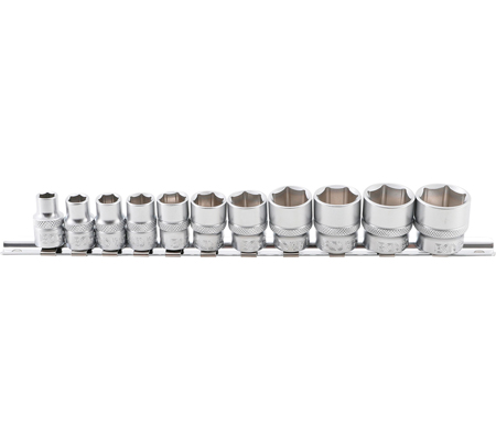Dugókulcskészlet, hatszögletű | 10 mm (3/8") | 5/16" - 7/8" | 11 darabos - Image 2
