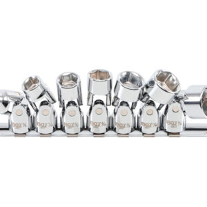 Csuklós dugókulcskészlet | 10 mm (3/8") | 3/8" - 3/4" | coll méretek | 7 darabos